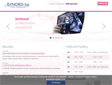 Tablet Screenshot of gynordplus.cz